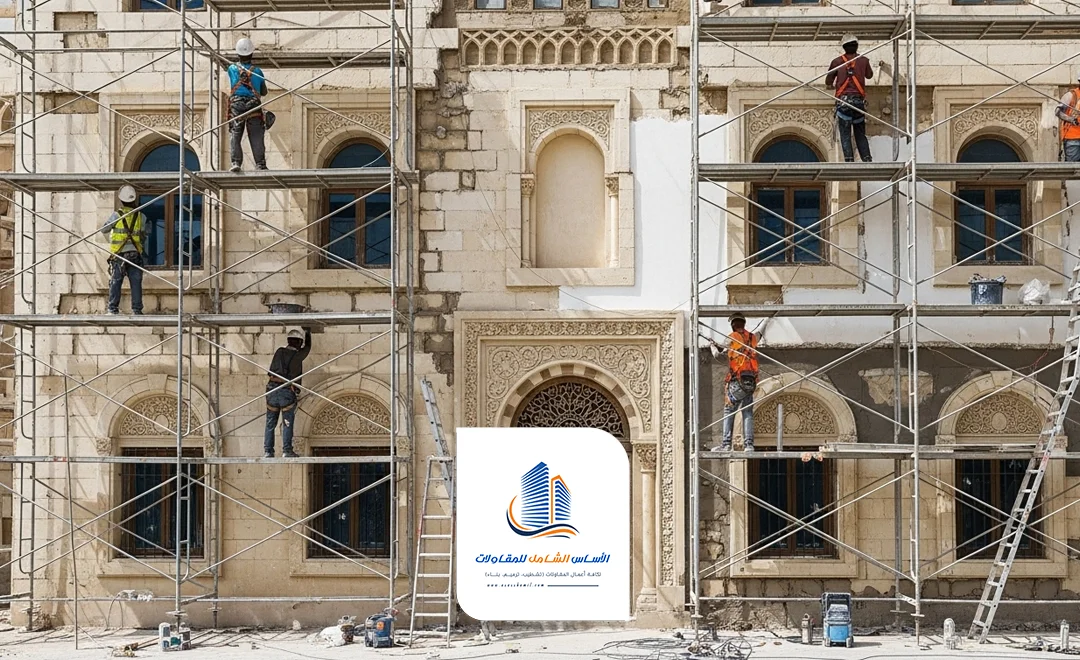 ترميم وتشطيب مباني