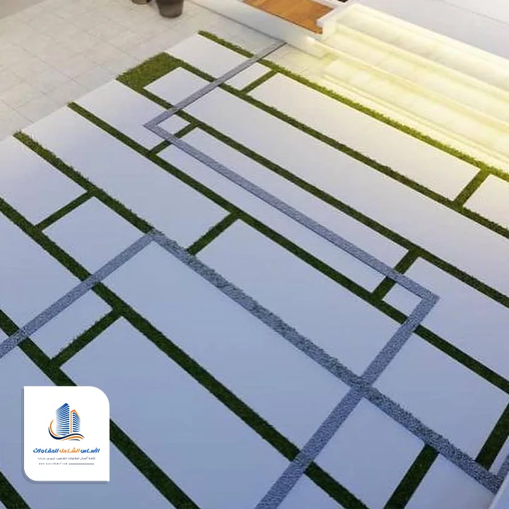 تركيب ارضيات الحوش