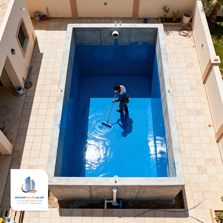 تركيب عازل ايبوكسي للخزان الأرضي