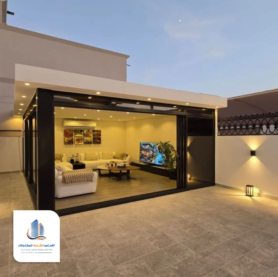 مجلس زجاجي خارجي الطائف